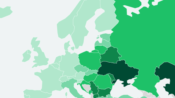 Рейтинг стран Европы по доле расходов семей на продукты питания – 2020