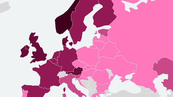 Рейтинг стран Европы по доступности бензина в начале 2021 года