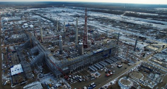 Строительство нефтехимического завода в Тобольске