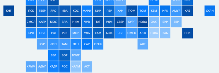 Рейтинг регионов по вовлеченности населения в малый бизнес – 2021