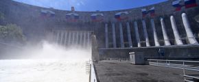 Водосброс на Саяно-Шушенской ГЭС