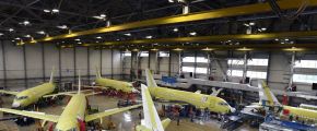 Производство самолетов Sukhoi Superjet 100 в Комсомольске-на-Амуре