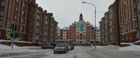 Жилой квартал в Салехарде.