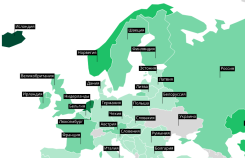 Рейтинг стран Европы по доступности электроэнергии – 2022