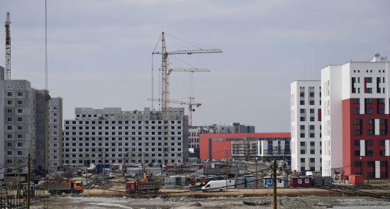 Строительство Деревни Универсиады-2023 в Екатеринбурге