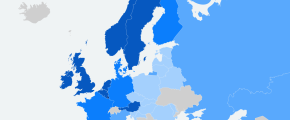 Рейтинг стран Европы по доступности бензина в начале 2025 года