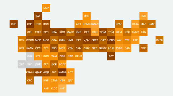 Рейтинг регионов по занятости населения в малом и среднем бизнесе