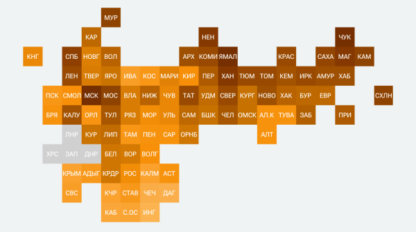 Рейтинг регионов РФ по доступности бензина - 2026 Рейтинг регионов РФ по доступности бензина - 2026