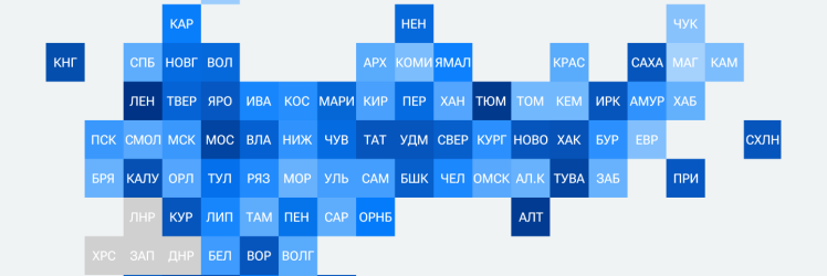 Рейтинг регионов РФ по вводу жилья в 2025 году
