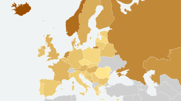 Рейтинг стран Европы по доступности электроэнергии – 2026