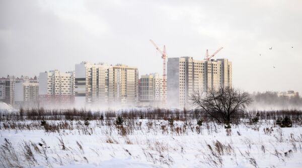 Метель в Новосибирске