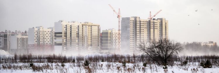 Метель в Новосибирске