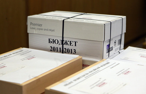 Бюджет на 2011-2013 гг переправлен из правительства РФ в Госдуму