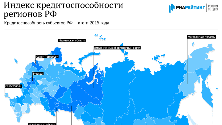 Кредитоспособность российских регионов – 2016