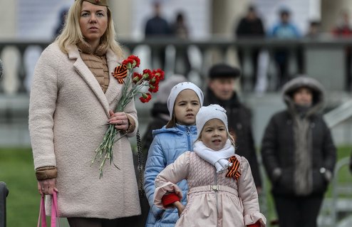 Празднование Дня Победы в Москве