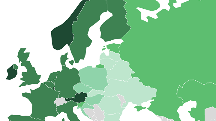 Рейтинг стран Европы по доступности бензина в I полугодии 2019 года